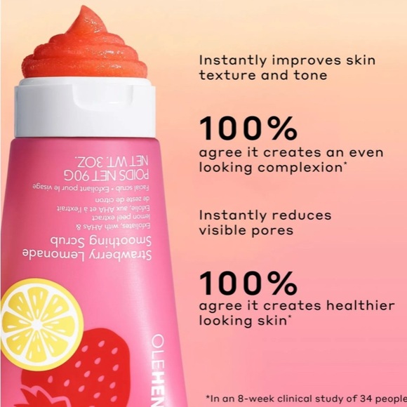 Olehenriksen 10% AHA Lemonade Smoothing Scru - Picture 1 of 6